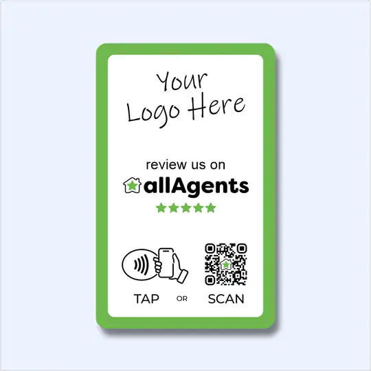 All Agents Review Card - Tap and Scan
