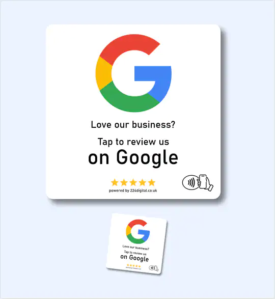 Google Review Plate - Self Adhesive - NFC only - Image 4