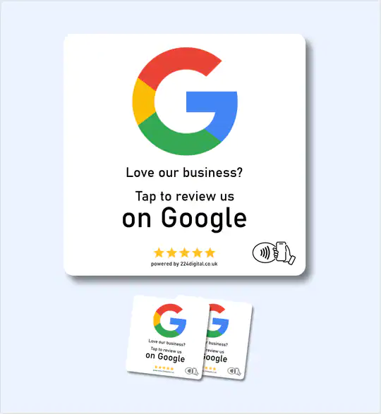 Google Review Plate - Self Adhesive - NFC only - Image 5