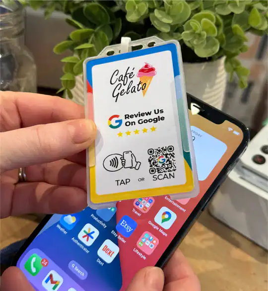 Custom Branded Google Review Card - Tap and Scan - Image 2