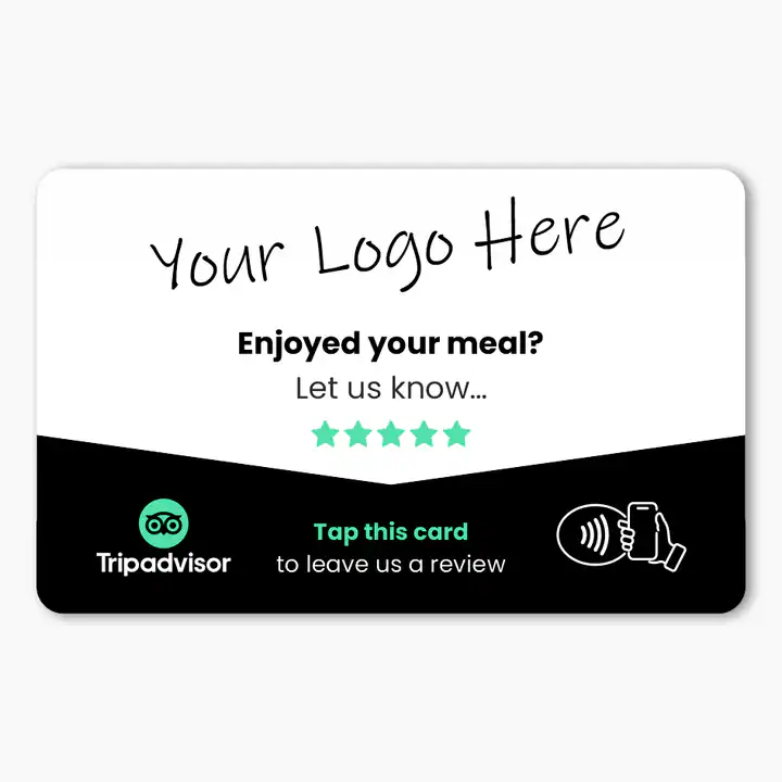 Tripadvisor Restaurant Review Card - Custom Branded - Tap And Scan - Image 2