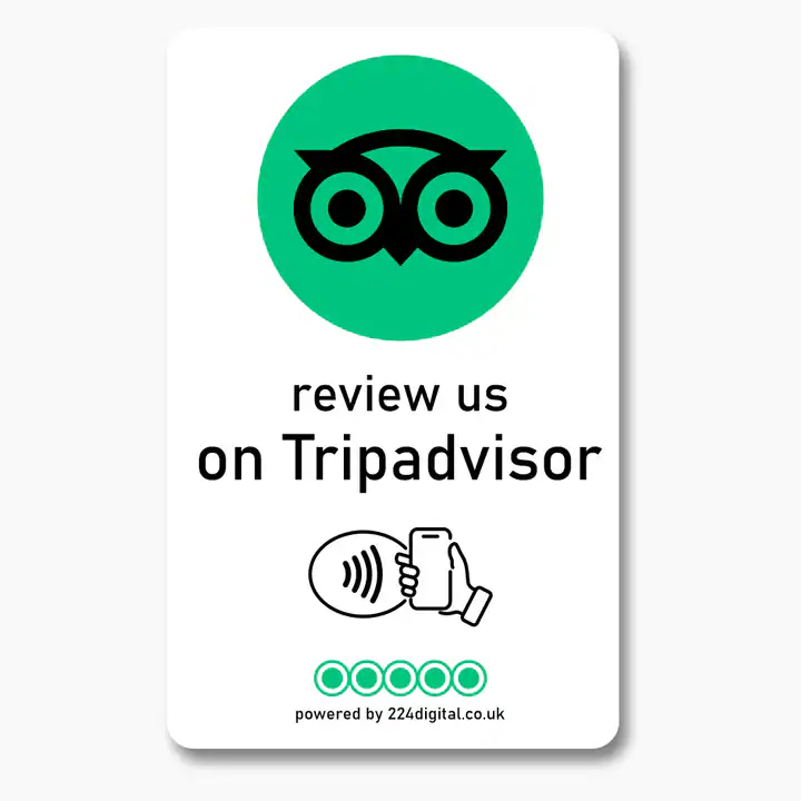 Tripadvisor Review Card - NFC Card (Tap Only)