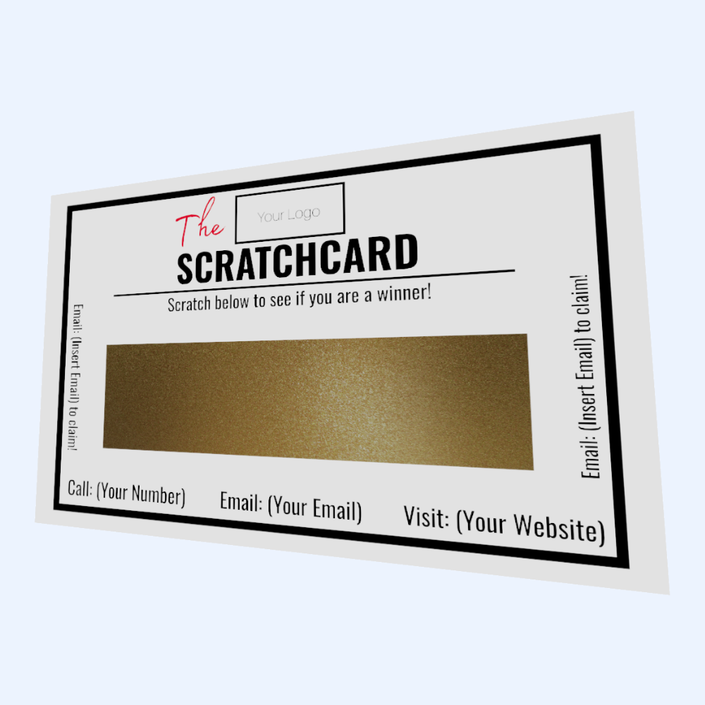 Custom Scratch Card